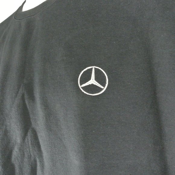 MERCEDES Car Dealership Black Sweatshirt Employee Uniform Shirt Size S Small - Picture 3 of 8